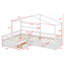 Lit plateforme simple en L en bois massif avec 3 tiroirs de rangement-1396556230