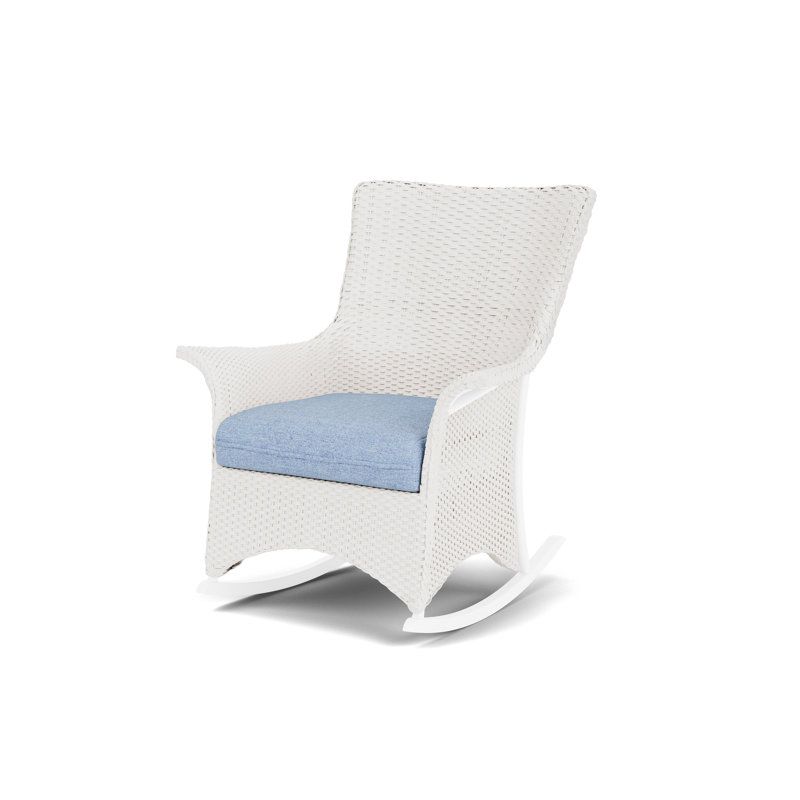 Mandalay Outdoor Rocker Chair, Demo Skyway, White