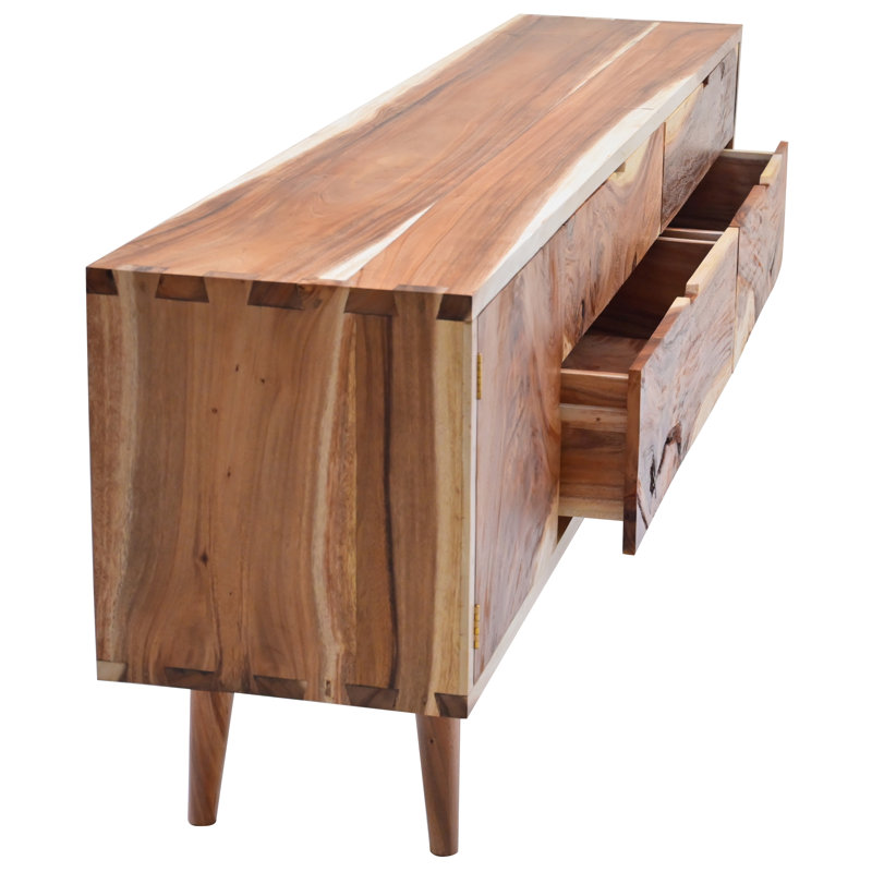 Commode Condesa Suar Live Edge avec 1 porte / 4 tiroirs