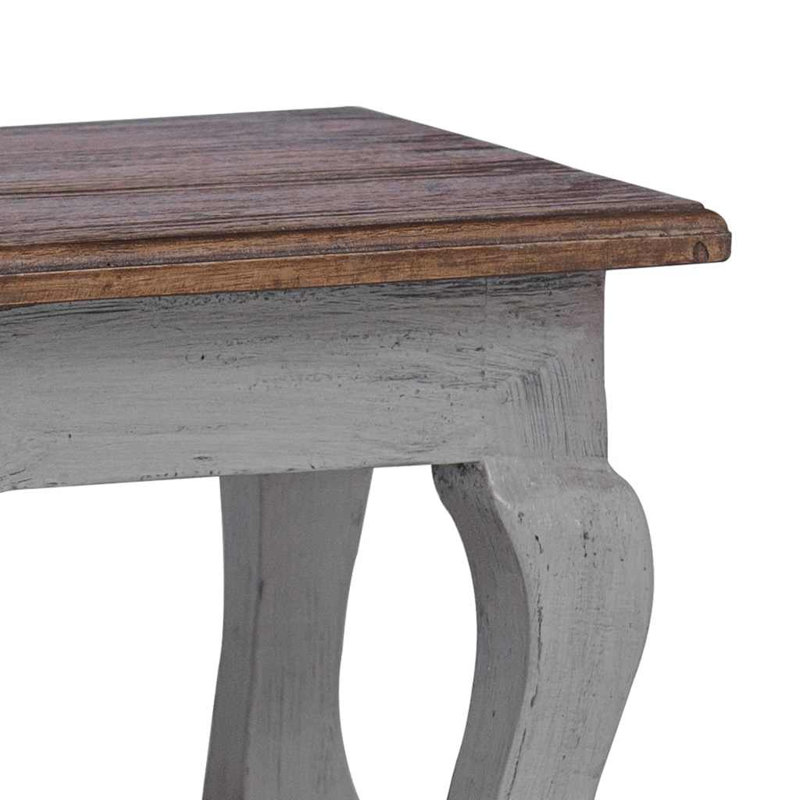 Table gigogne vidaXL brun, blanc, acajou massif petit, moyen, grand