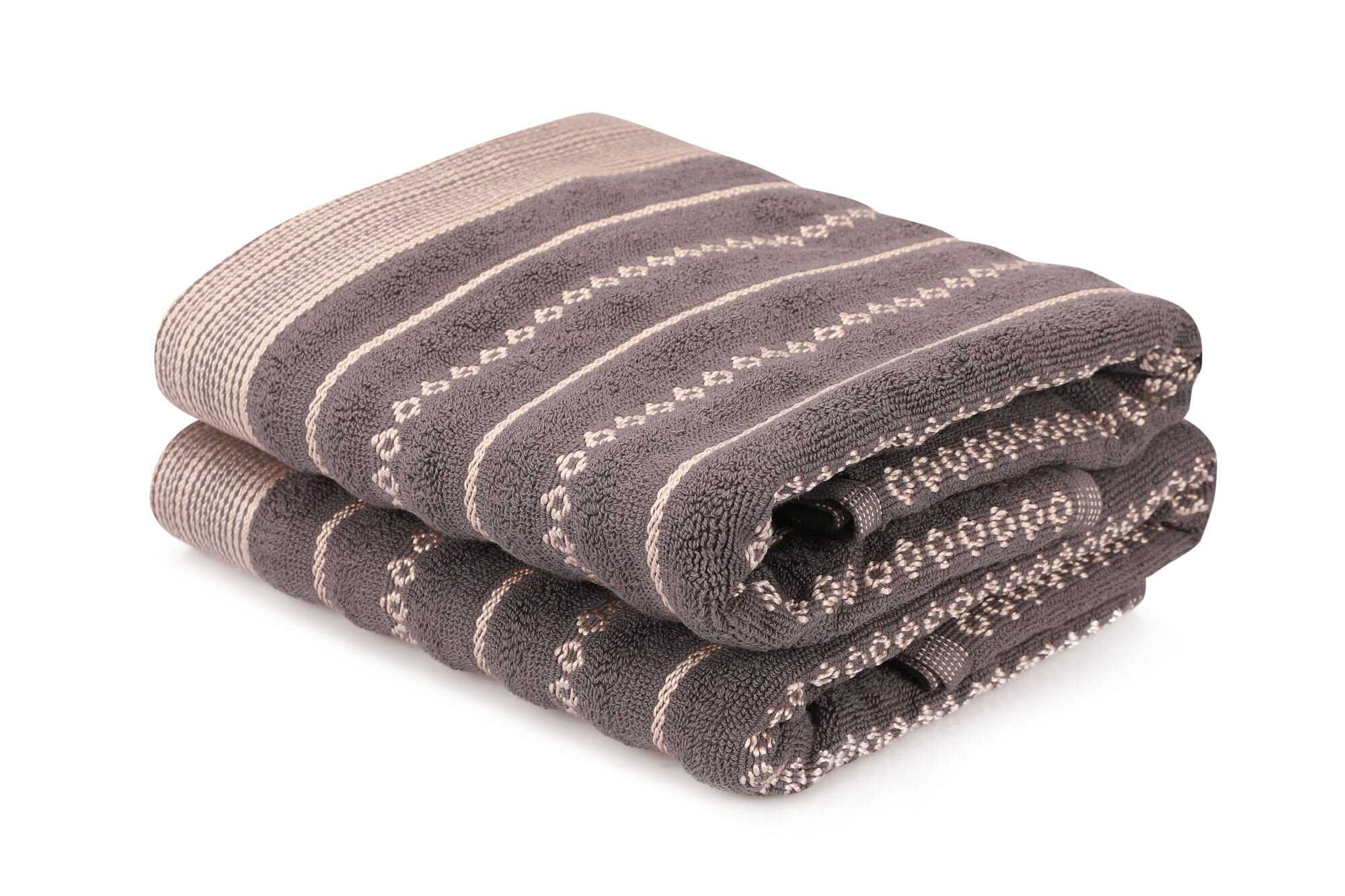 Gracie Mills Cotton Jacquard Antimicrobial Bath Towel 6 Piece Set 