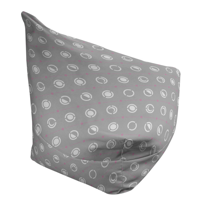 Housse de sac de pois, Décoration rose / blanc, H 27 po x l 30 po x P 25 po, Pas de bourre