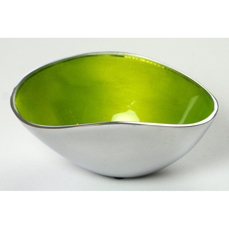 17 Stories Granton Aluminum Serving Bowl, Lime, 11cm H X 15cm W X 7cm D