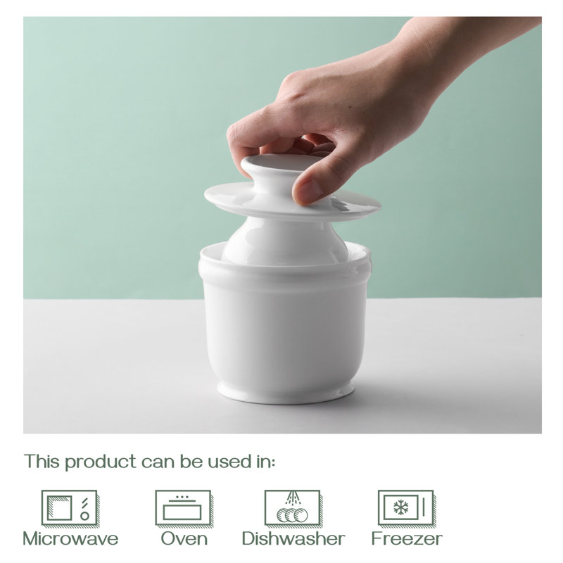DOWAN Porcelain Butter Dish