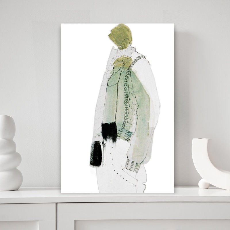 Art contemporain contemporain abstrait, H 18 po x l 12 po