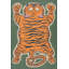 Tapis lavable à motif tigre sauvage de Society6-134928217