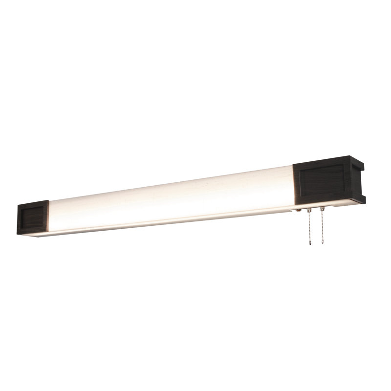 Plafonnier encastré simple à 1 lumière DEL Menges, H 5 po x l 38 po x P 4 po