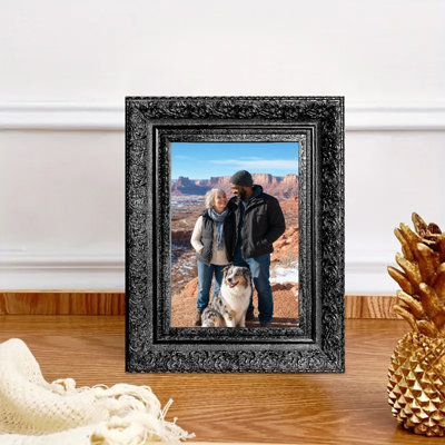 Cadre photo 11 pi x 14 po noir de style Heritage pour cadeaux de Noël 11 po x 14 po
