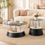 Ensemble de 2 tables basses gigognes et tables de bout Glam