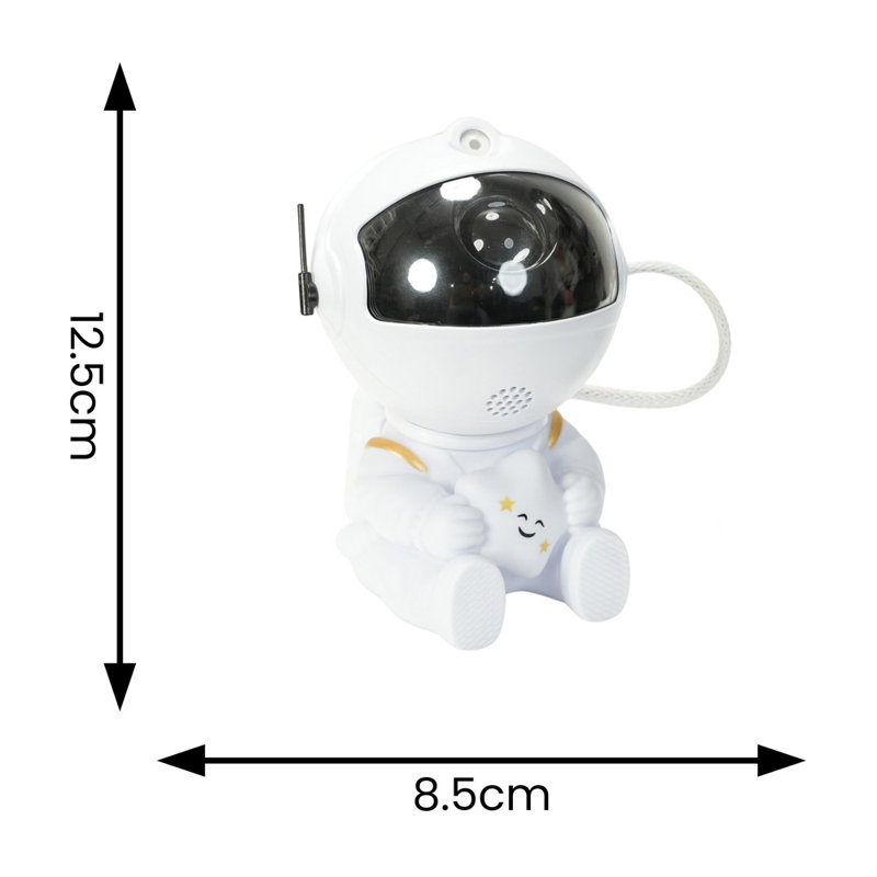 Plymouth Nebula Astronaut Spaceman Projector Remote Control Desk Table Night Light