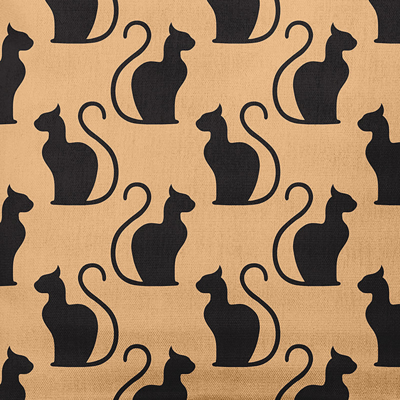 Reversible Throw Pillow, 18" x 18", Gold