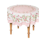 Randwick Pink Rose Floral Tablecloth. 