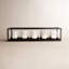 Metal 4 glass sleeve candelabra Galya-1835591586-1835591585