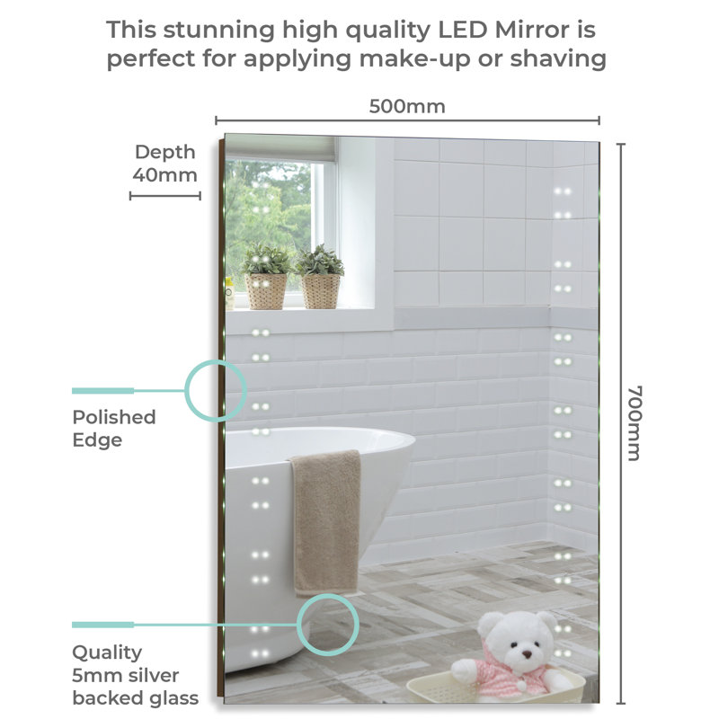 Awais Flat Wall Mirror