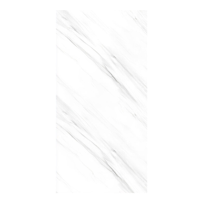 Deivids Peel and Stick Marble Wall Tile, White/Grey