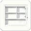 Armoire à pharmacie murale avec miroir et 4 tablettes réglables-1363468895