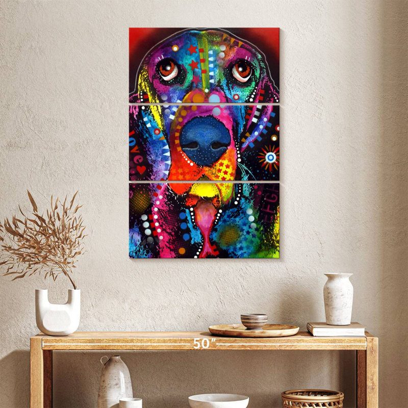 Brampt Basset I, 32" H x 20" W