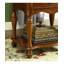Table de chevet en bois massif de style américain avec deux tiroirs pour le rangement convenant aux chambres à coucher