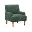 Fauteuil rembourré confortable en velours côtelé-407090685