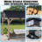12Ft X 14Ft Wood Patio Gazebo With Hardtop Steel Roof