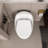Modern Ceramic Toilet With Egg Shape - Glossy White, 1.28 Single Flush, Efficient Water Usage White Flush Shape, , Comfortable Seat