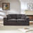 Modern Chenille Cloud Boneless Sofa, Freely Combinable-1073833784