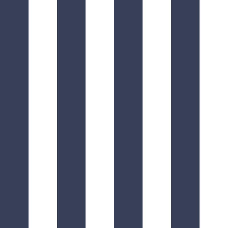 Dodge 10m x 52.8cm Matte Wallpaper Roll, Navy/White