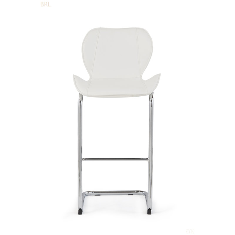 Tabouret de bar 4 pièces Charlotte, Blanc