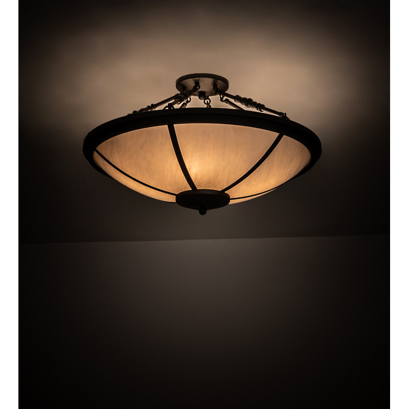 4 - Light Semi Flush Mount