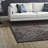 Modway Westia Ornate Turkish 8x10 Vintage Area Rug in Dark Brown and Silver Blue-26713043