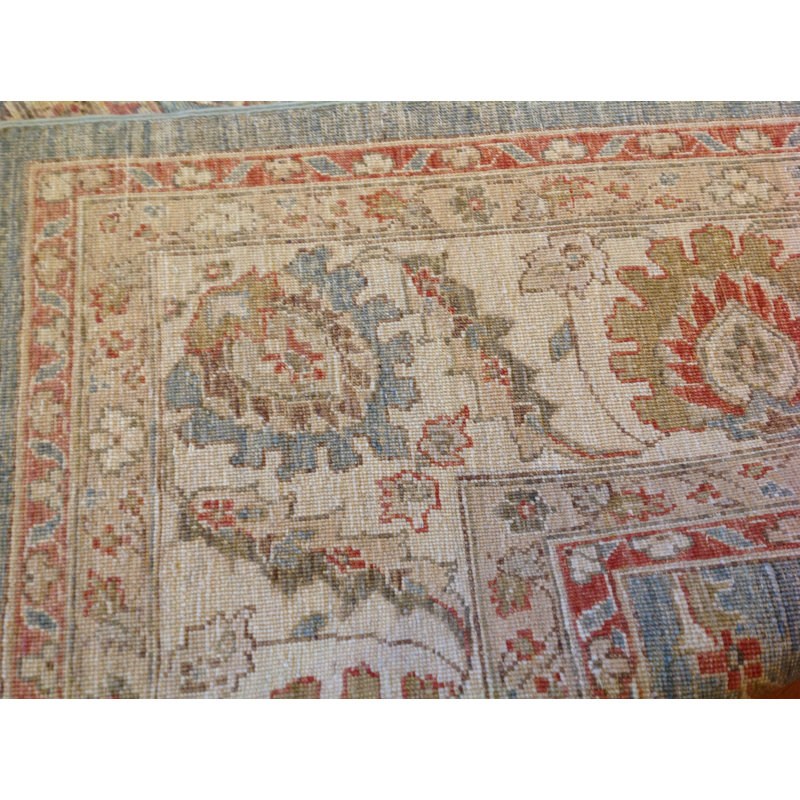 One-of-a-Kind 9' X 12' New Age Wool Area Rug in
