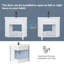 Ensemble de meuble-lavabo simple de coin 22 po avec plateau en céramique