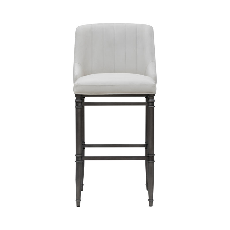 Ensemble de 4 tabourets de bar Cookson, Tabouret de bar (siège d'une hauteur de 30 po), Bleu