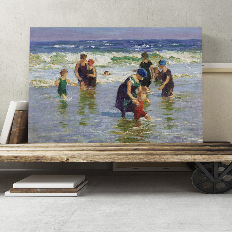 Edward Henry Potthast - Wrapped Canvas, 40cm H x 60cm W