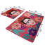 Ensemble de tapis de bain antibactérien (2 pièces), 100% polyester, 19,7 po x 23,6 po et 23,6 po x 39,4 po | Sous-tapis antidérapant, hauteur des poils: 0,4 po | Lavable à la machine, doux et durable, idéal pour la sécurité et le confort de la salle de bain