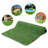 Premium Artificial Turf Mat With Drainage Holes. Thick Fake Grass With Rubber Backing, Ideal For Indoor/Outdoor Pet Areas, Garden, Lawn, Patio & Balcony Decor(Grass Height 0.6 Inches/1.5Cm)-1539924013