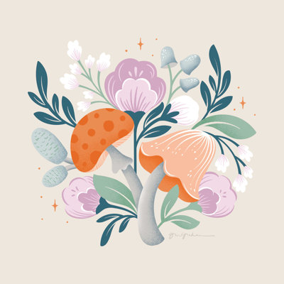 " Fantastic Fungi II " by Gia Graham