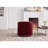 30.71" Swivel Barrel Chair with Teddy Upholstery-1631798099