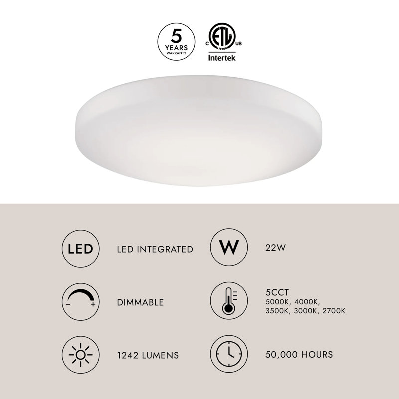 Trafalgar 1 - Light LED Flush Mount