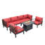 Ensemble de conversation pour patio avec 7 coussins Orren Ellis Hamilton-70965503