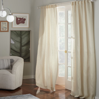 Solano Semi Sheer Linen Curtain
