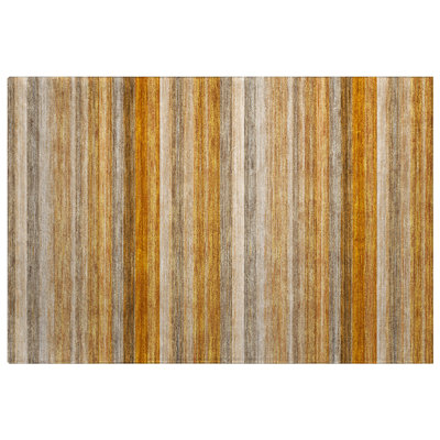Premium Machine Washable Dream Shag ADS535 Striped Rug