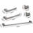 5 Bathroom Hardware Collection Bundle, 304 Steel, Rust- Feature, Modern Outlook, Simple Installation For Various Spaces Assemblage Kit, Made Of 304, Scratch- Surface, Concept, Easy Setup Locations-799332501