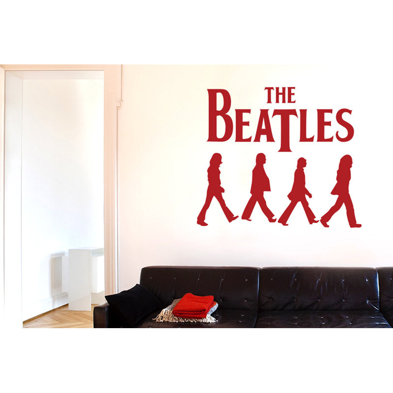 Wall Decal, Large, Dark Red