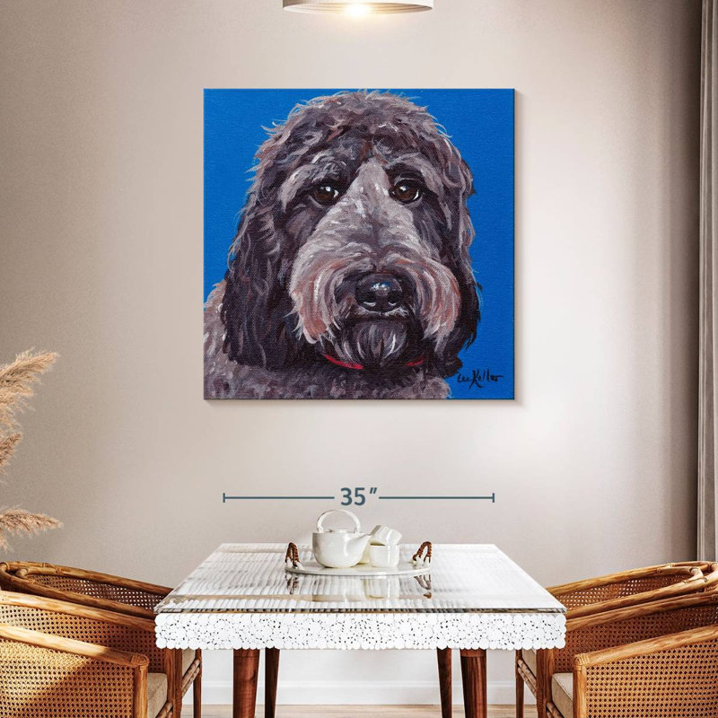 Crowle Labradoodle, 39" H x 39" W