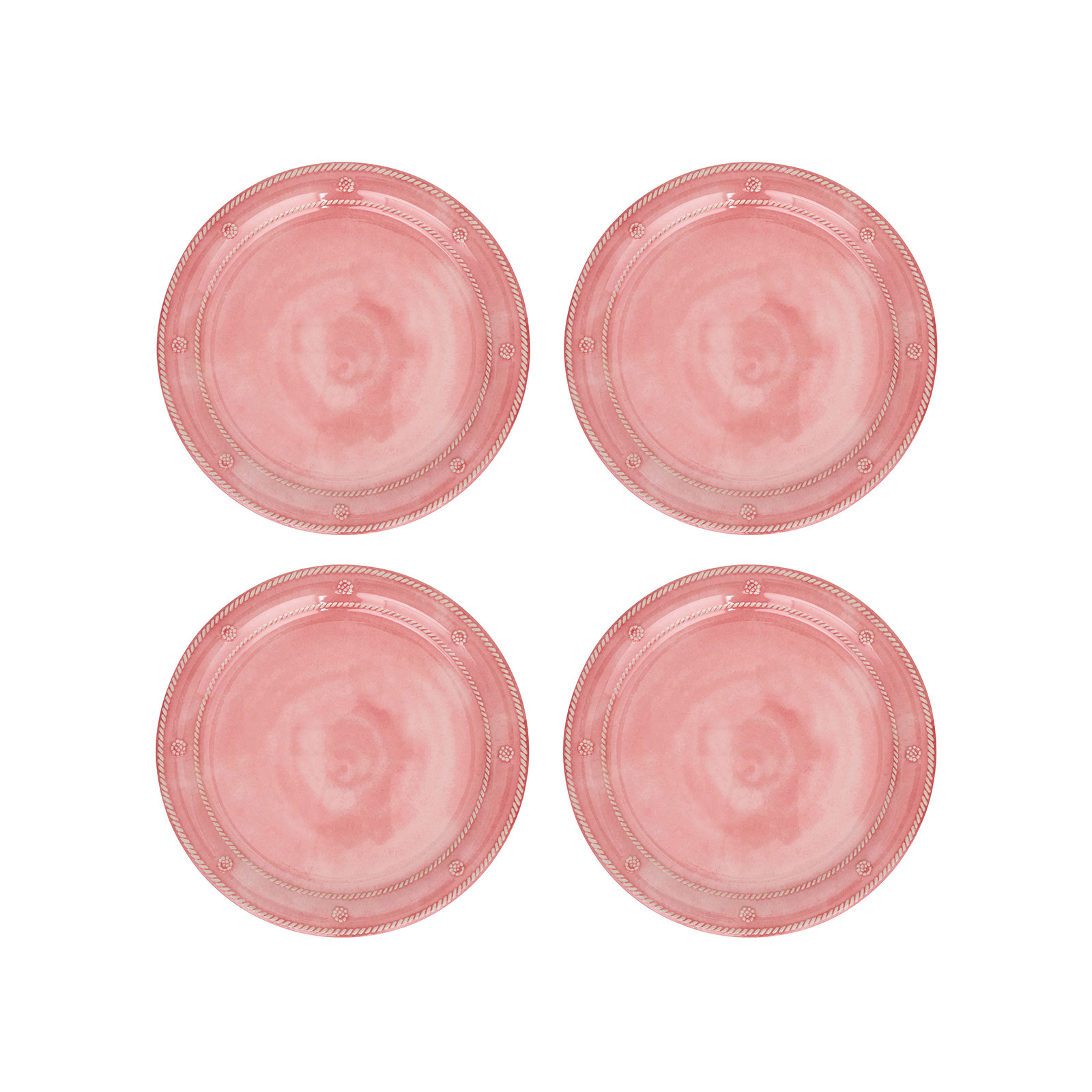 Berry & Thread Melamine Dinner Plate, Coral