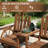 Stable Patio Bench,2-Seat Wooden Garden Bench-276003413