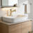 Single Handle 3 modes Sprayer Pull Out Bathroom Faucet With Drain Assembly-119623780