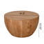 Table basse 31,50 "en forme de seau de style rétro pour bureau (table basse uniquement, sans chaises)