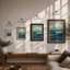Calm Seascape Coastal - Print-808001937-808001936